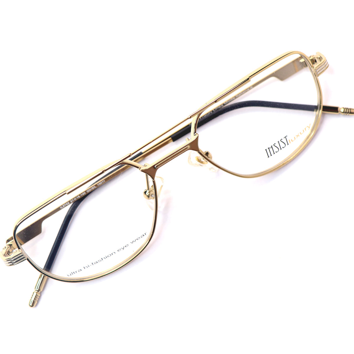 INSIST LUXURY FRAME IL9742 51-18 140 GD-SIL 19011